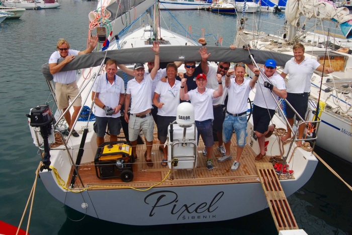Även den nybyggda More 55:an som byggts i Kroatien av svenska More Sailing startade mot Västindien i årets ARC.