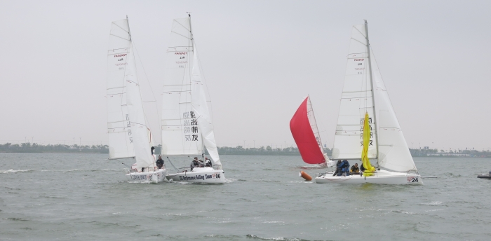 Starterna var tajta på de korta banorna, men Team Vikings tajmade alla väl och kom loss. IMG 7134