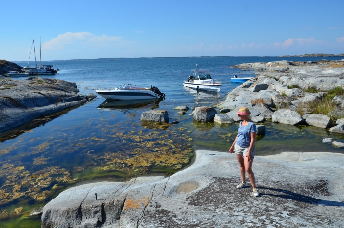 Dubbar antyder var det går att lägga till med motorbåt. 9ny