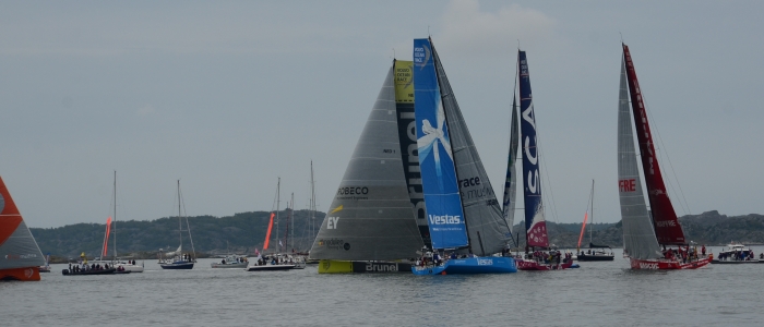 I Göteborg Inshore Race 2015 kom Sam Davies på SCA in för babord och tryckte bort Vestas med Chris Nicholson. Rätt eller fräckt? SCAvsVestas3