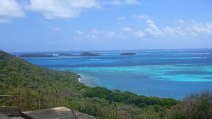 Nationalparken Tobago Cays, fortfarande ett dykparadis, även om korallerna bleknar. tobagocays