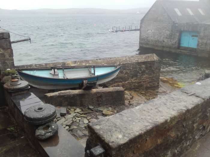 Dåligt väder i Lerwick.