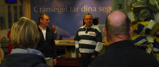 Åke Fredriksson berättade om Tjörn Runt och seglingsveckan i Kroatien.