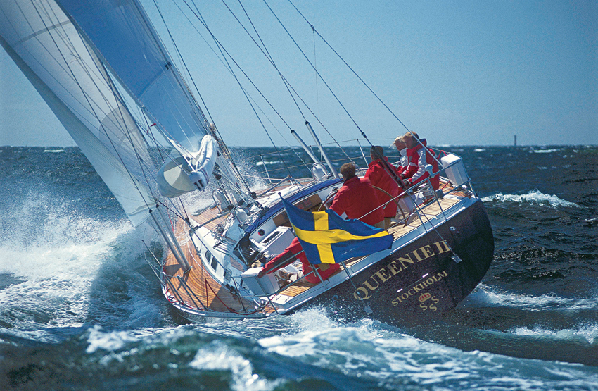 Sweden Yachts 45 fick utmärkelsen Boat of the Show på Stockholmsmässan 1999. SwedenYachts45 webb